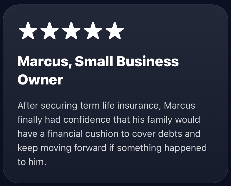 TERM LIFE INSURANCE